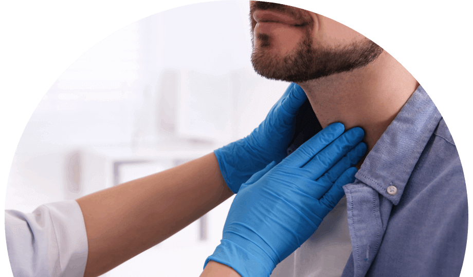 man-having-hypothyroidism-symptoms-checked-by-doctor